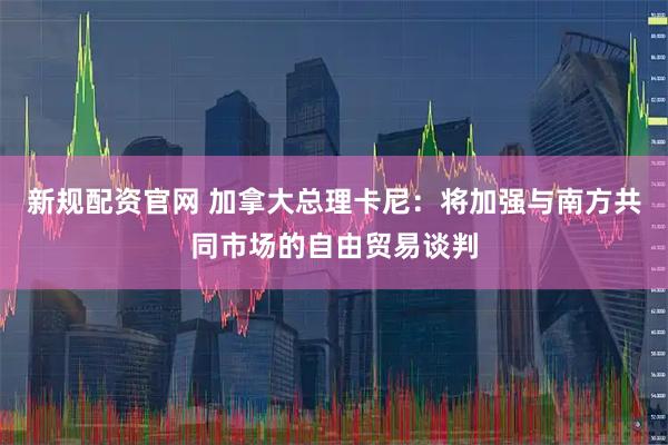 新规配资官网 加拿大总理卡尼：将加强与南方共同市场的自由贸易谈判